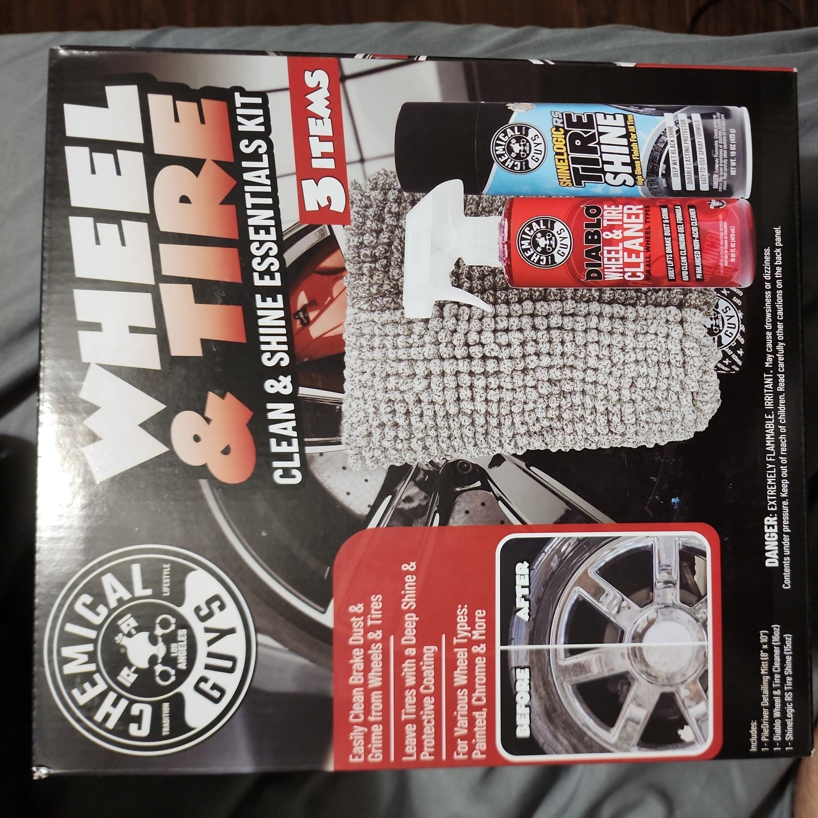 Chemical Guys Wheel & Tire Clean & Shine Essentials Kit