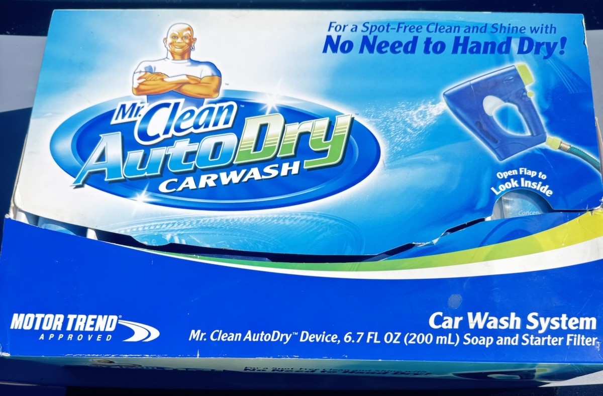 Mr Clean Auto Dry Car Wash System, Device Soap Filter Kit Bundle, New Box Dmg