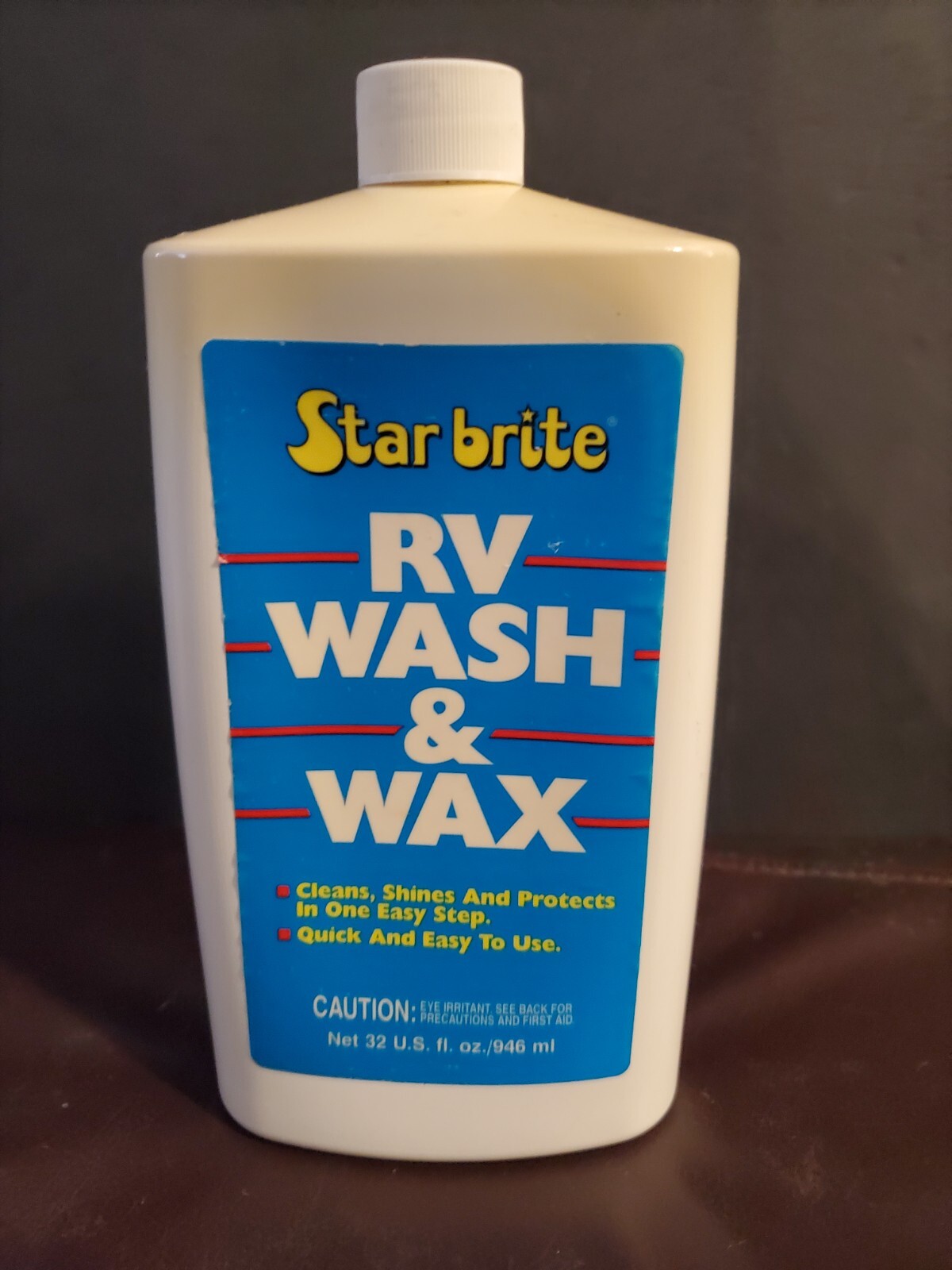 Vintage New Sealed Star Brite RV Wash & Wax Concentrate Dilutant 32fl oz.