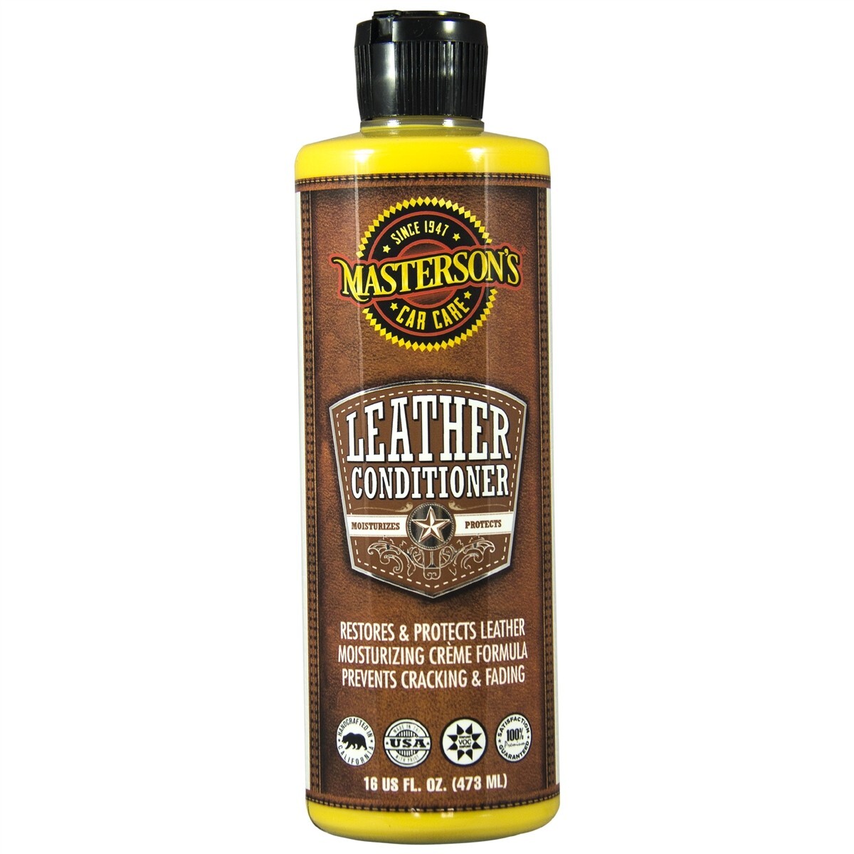 Masterson’s Car Care Leather Conditioner 16OZ Bottle