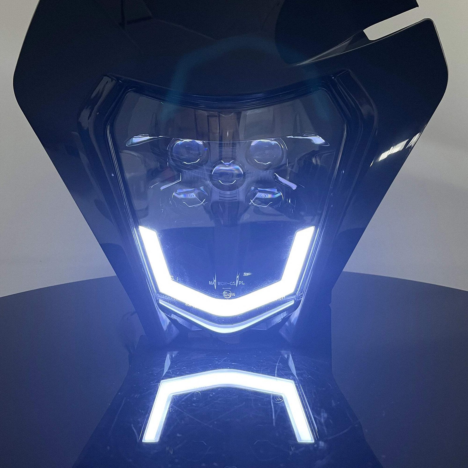 Motorcycle LED Headlight Plate for KTM EXC XC SX MX 125 250 300 450 Supermoto