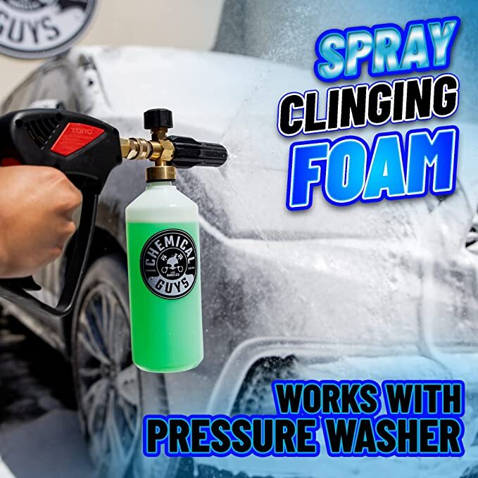 TORQ Professional Foam Cannon & 3 Premium Soaps Chemical Guys