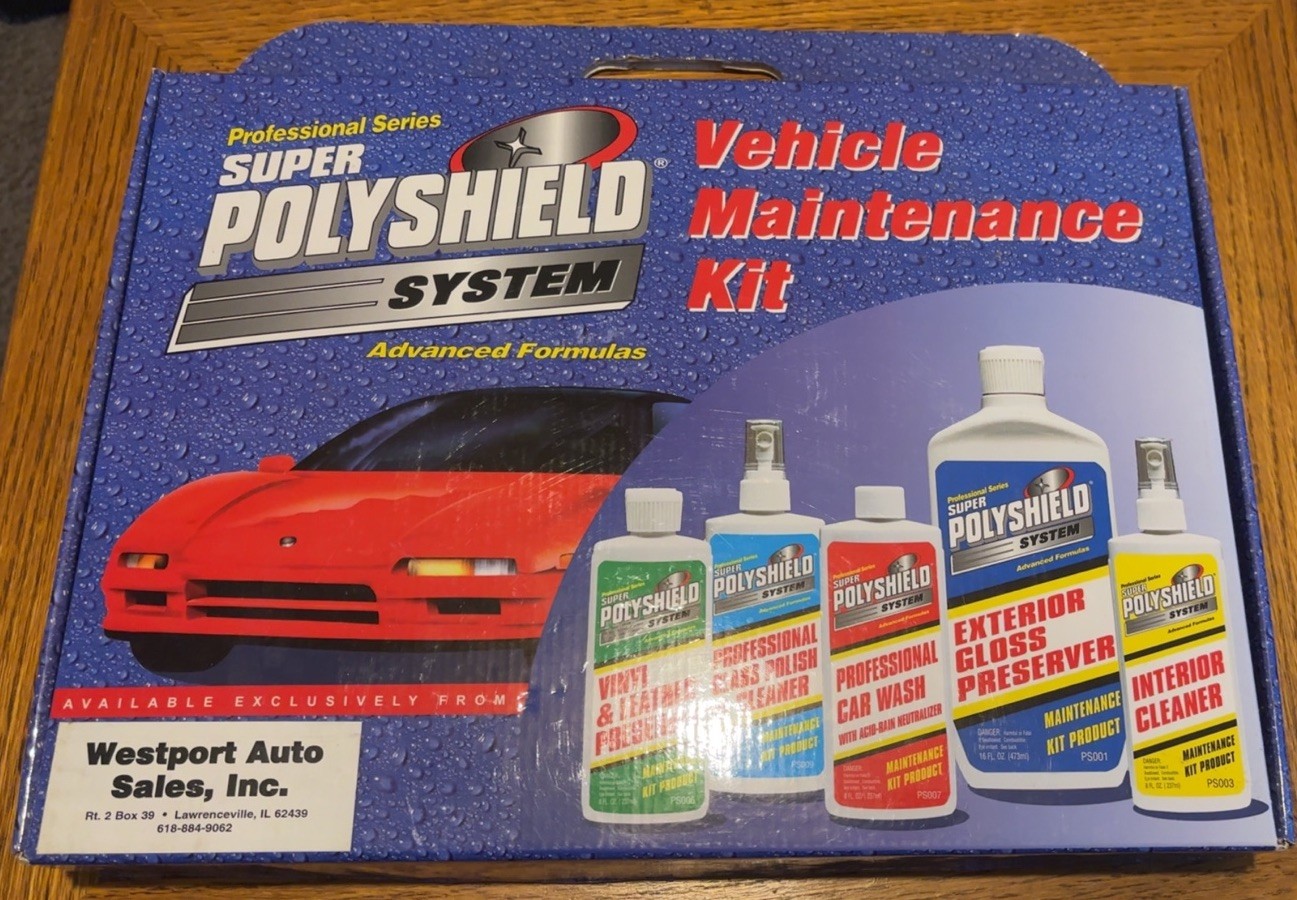 Super Polyshield System Vehicle Maintenance/Detailing Kit