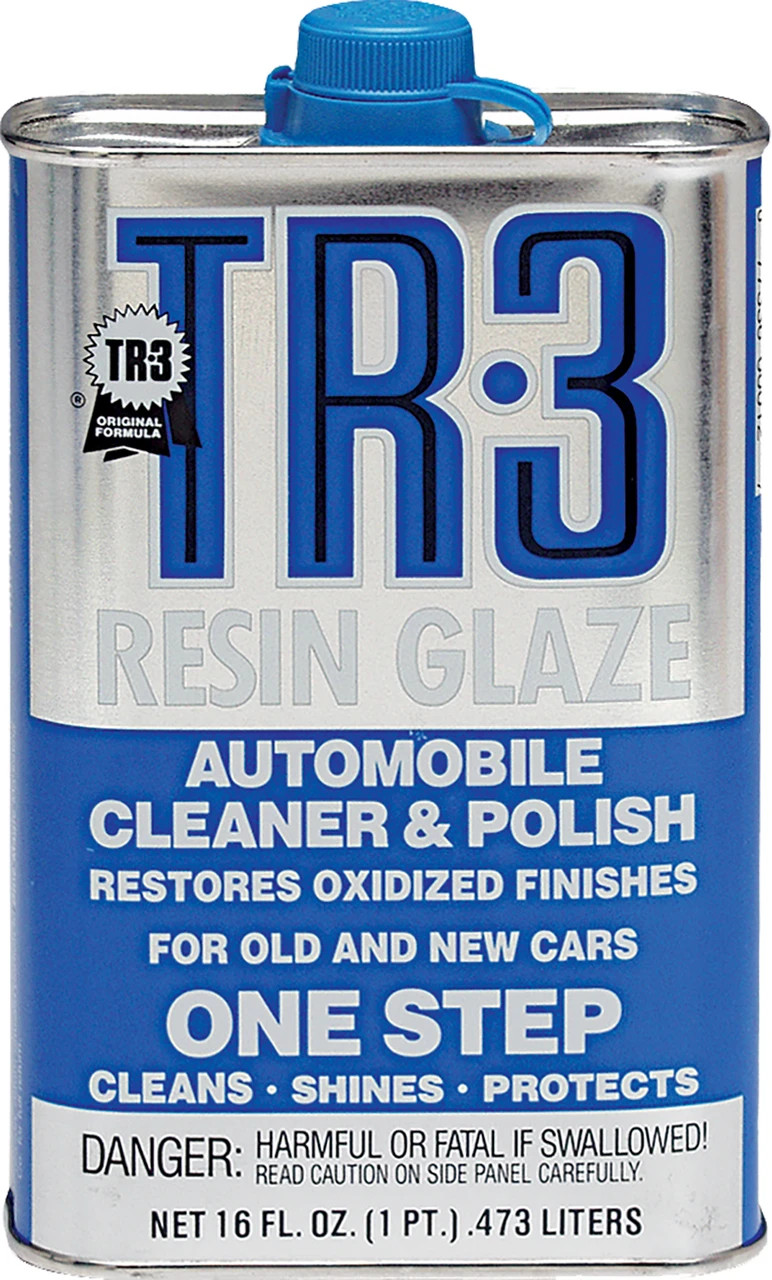 Blue Magic 12A-6 TR-3 Resin Glaze 16oz Auto Cleaner & Polish 1-Step Restore