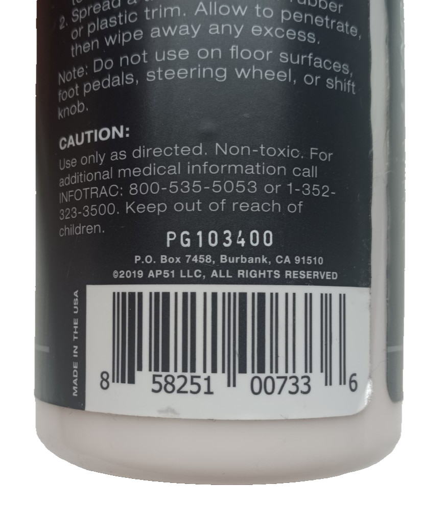Jay Leno’s Garage Detailer Tire & Trim Car Dressing Protectant