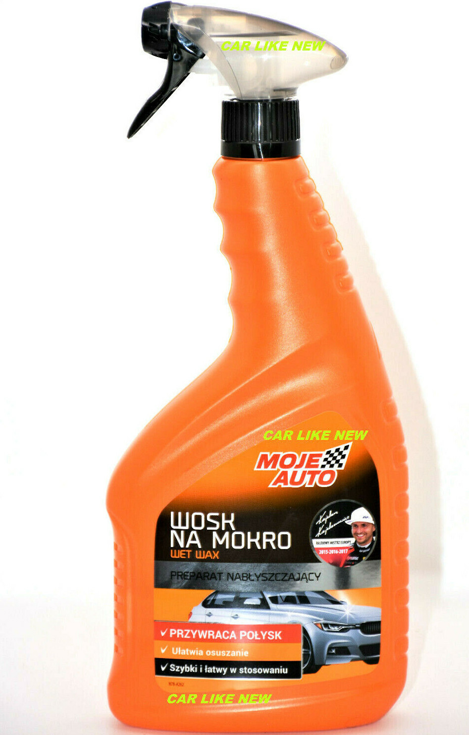 MA FAST WET CAR WAX RESTORES SHINE GLOSS QUICK AND EASY TO USE 750 mL