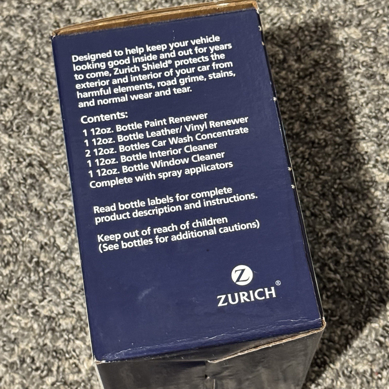 Zurich Shield Car Care Kit