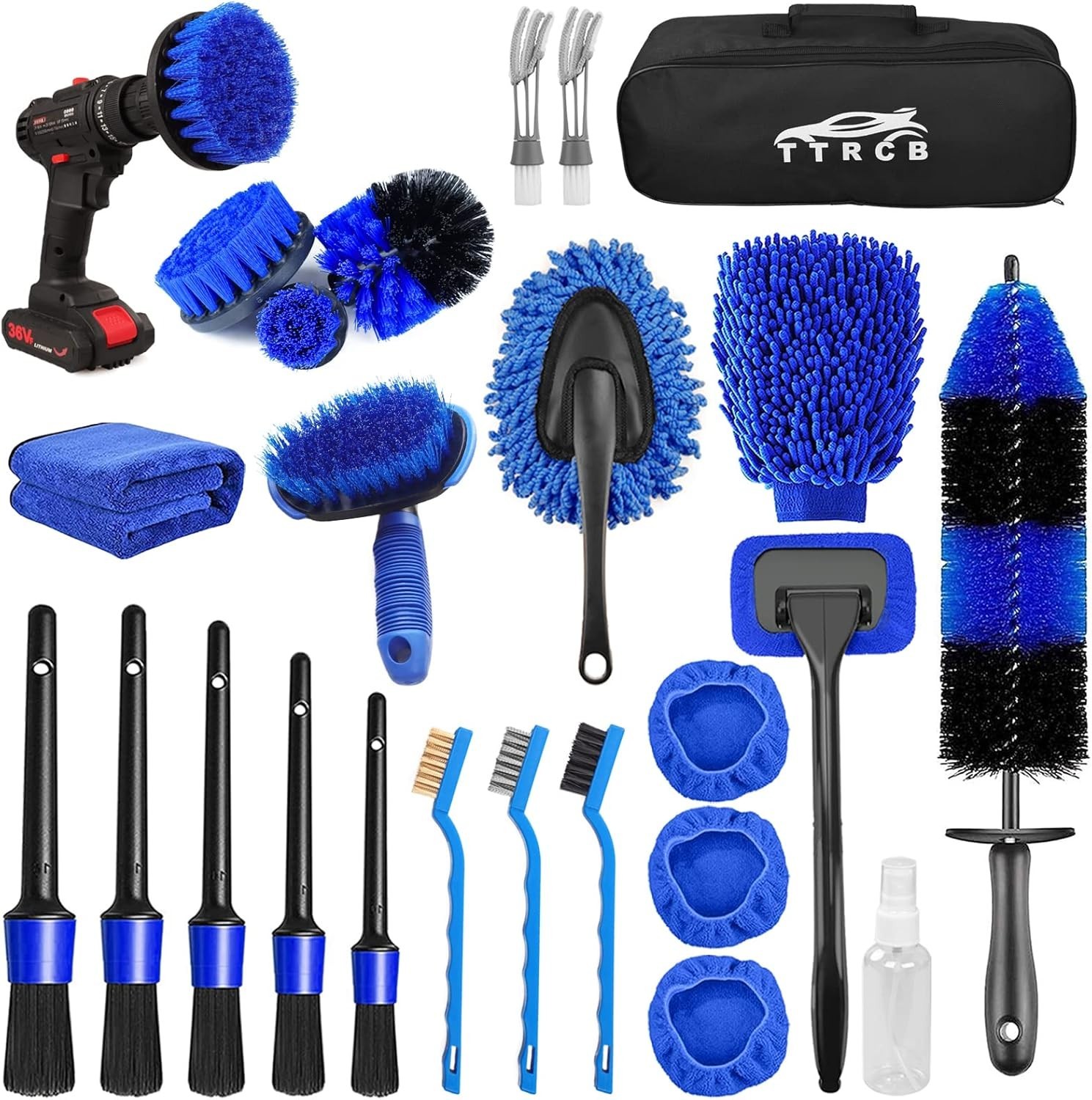 Professional 26-Pc Car Detailing Kit
