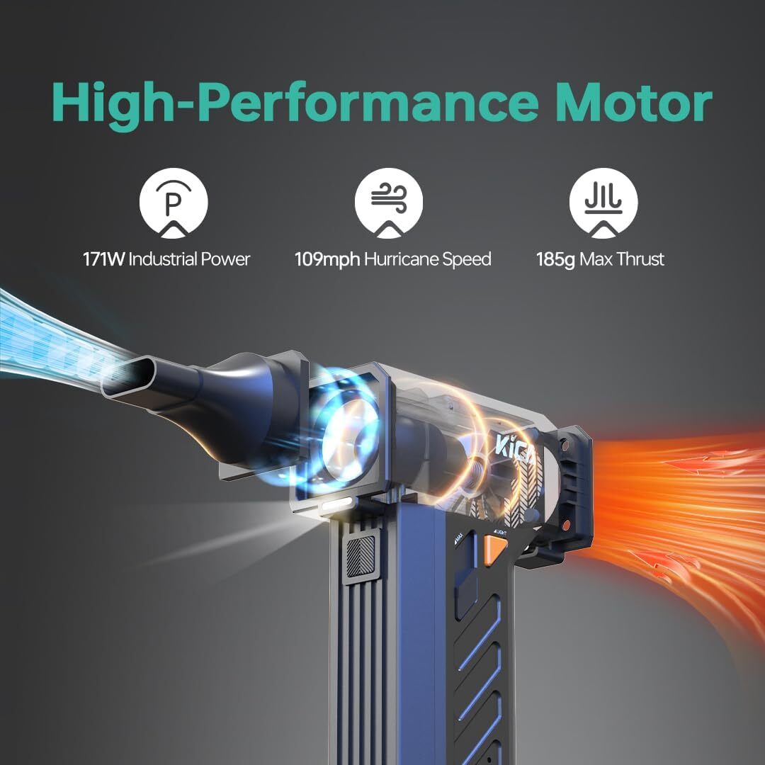 Electric Powerfull Air Duster Blower for Car Detailing Tool -KiCA Jetfan Ultra