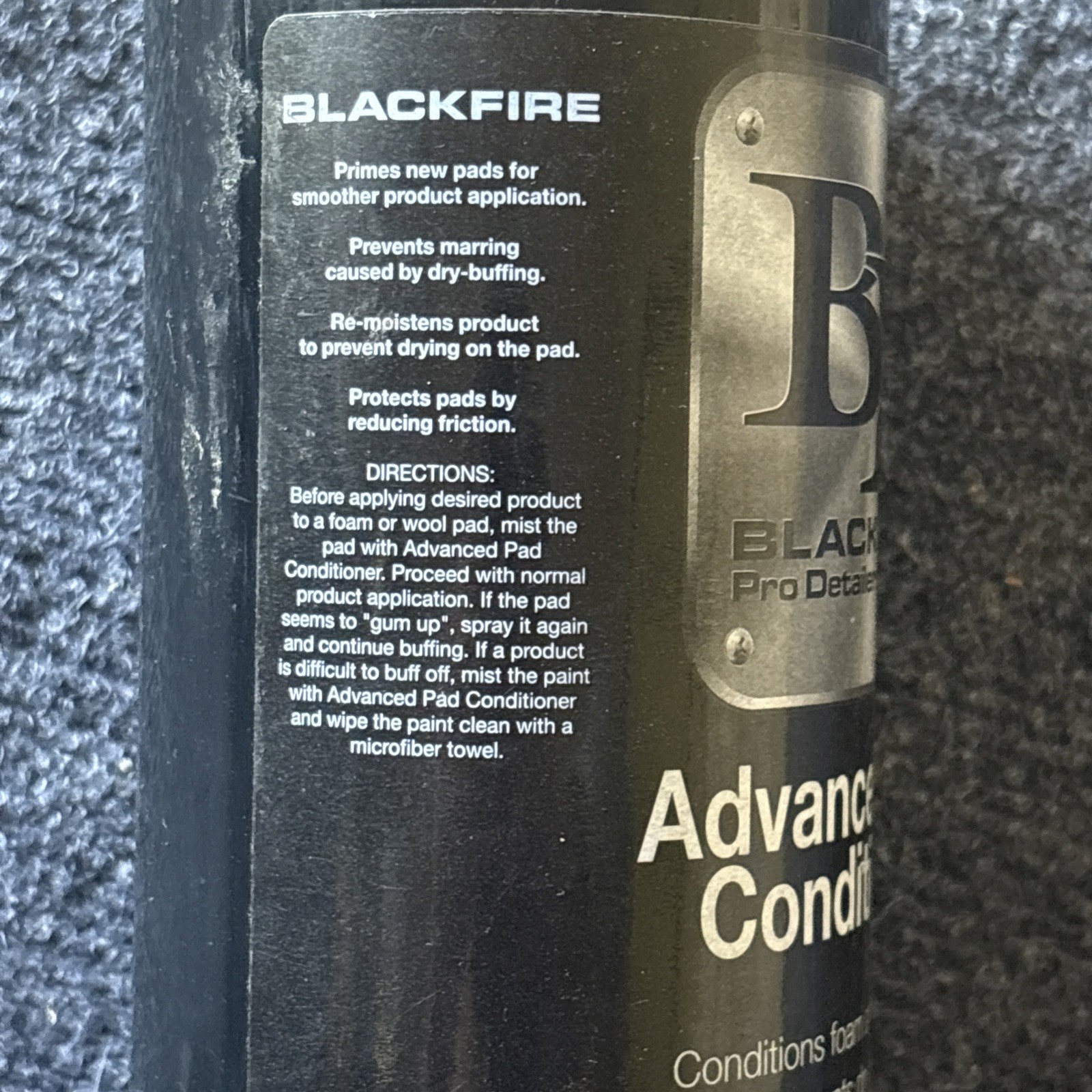 BlackFire Pro Detailers Choice Advanced Pad Conditioner- Prevents Dry Buffing 32