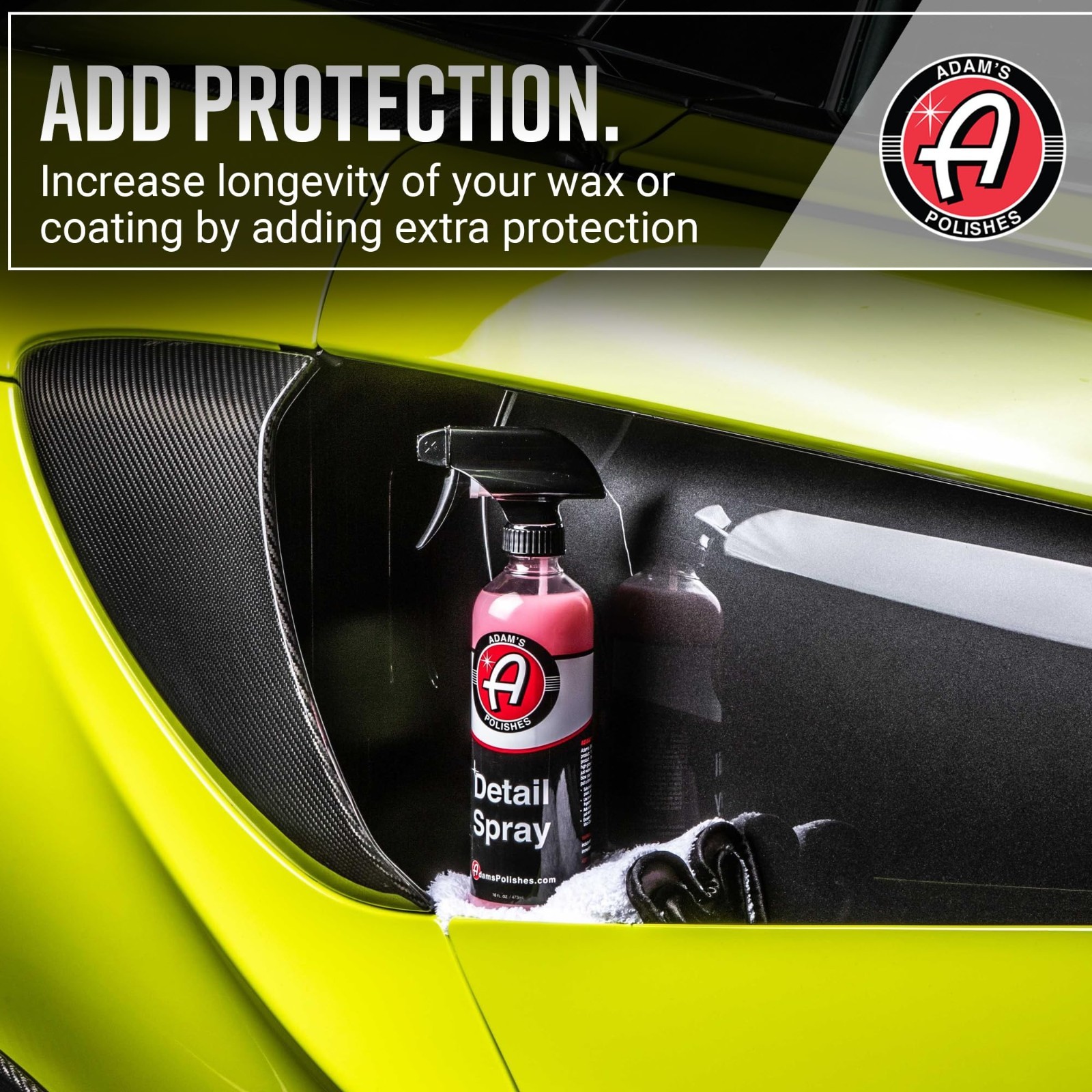 Waterless Car Detail Spray (2-Pack) – Quick Detailing, Polishing & Claying Solut