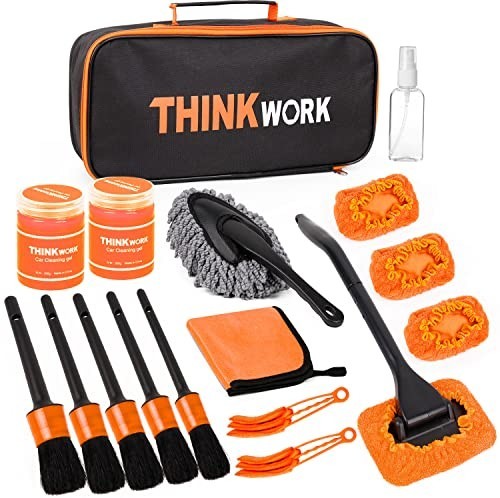 Windshield Cleaner Tool & Car Detailing Kit – Interior & Exterior Cleaning Brush