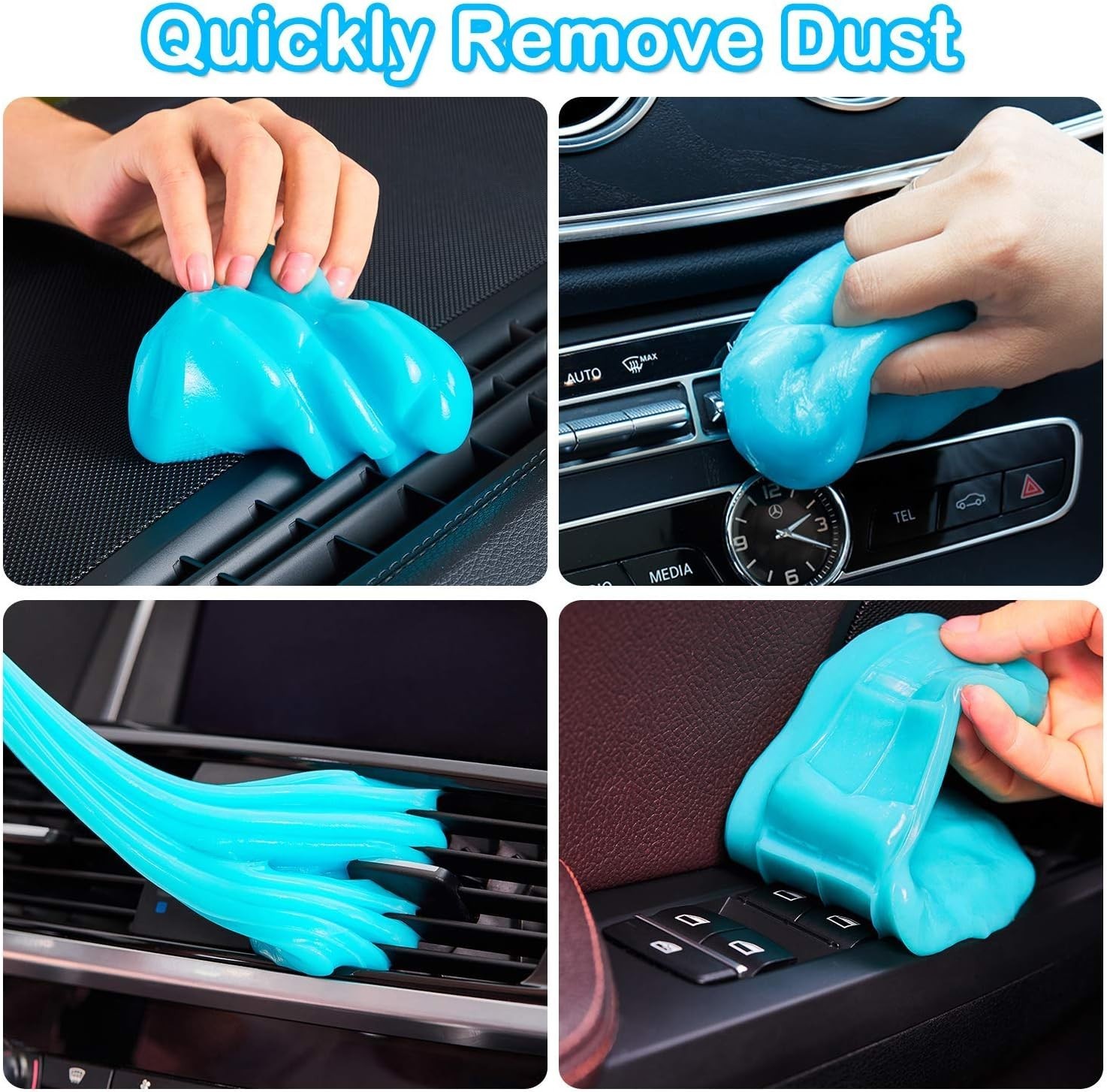 Car Cleaning Gel Putty Auto Interior Cleaner Slime Detailing Kit Supplies