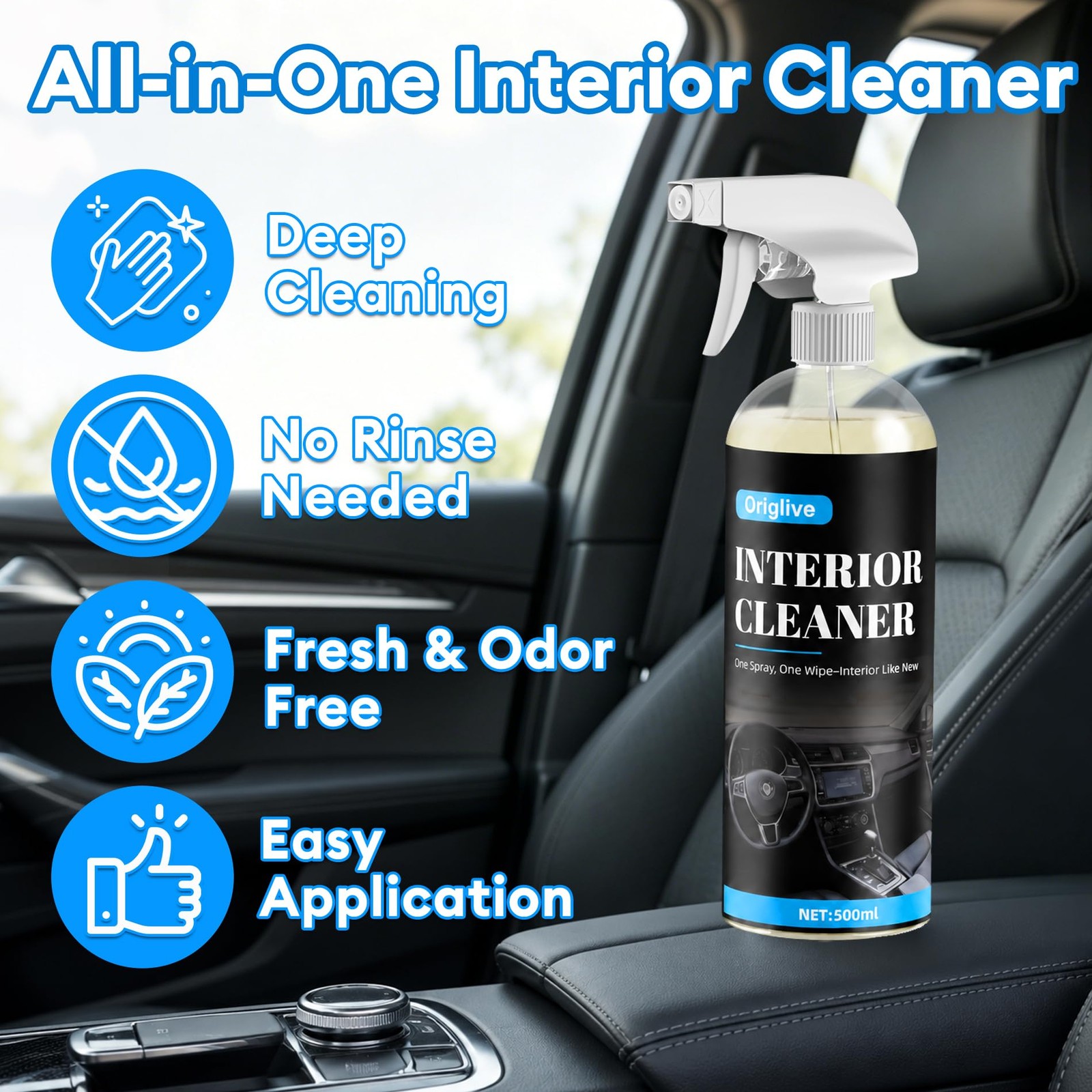10-Piece Car Interior Cleaning Kit Makes Car Care Quick and Simple