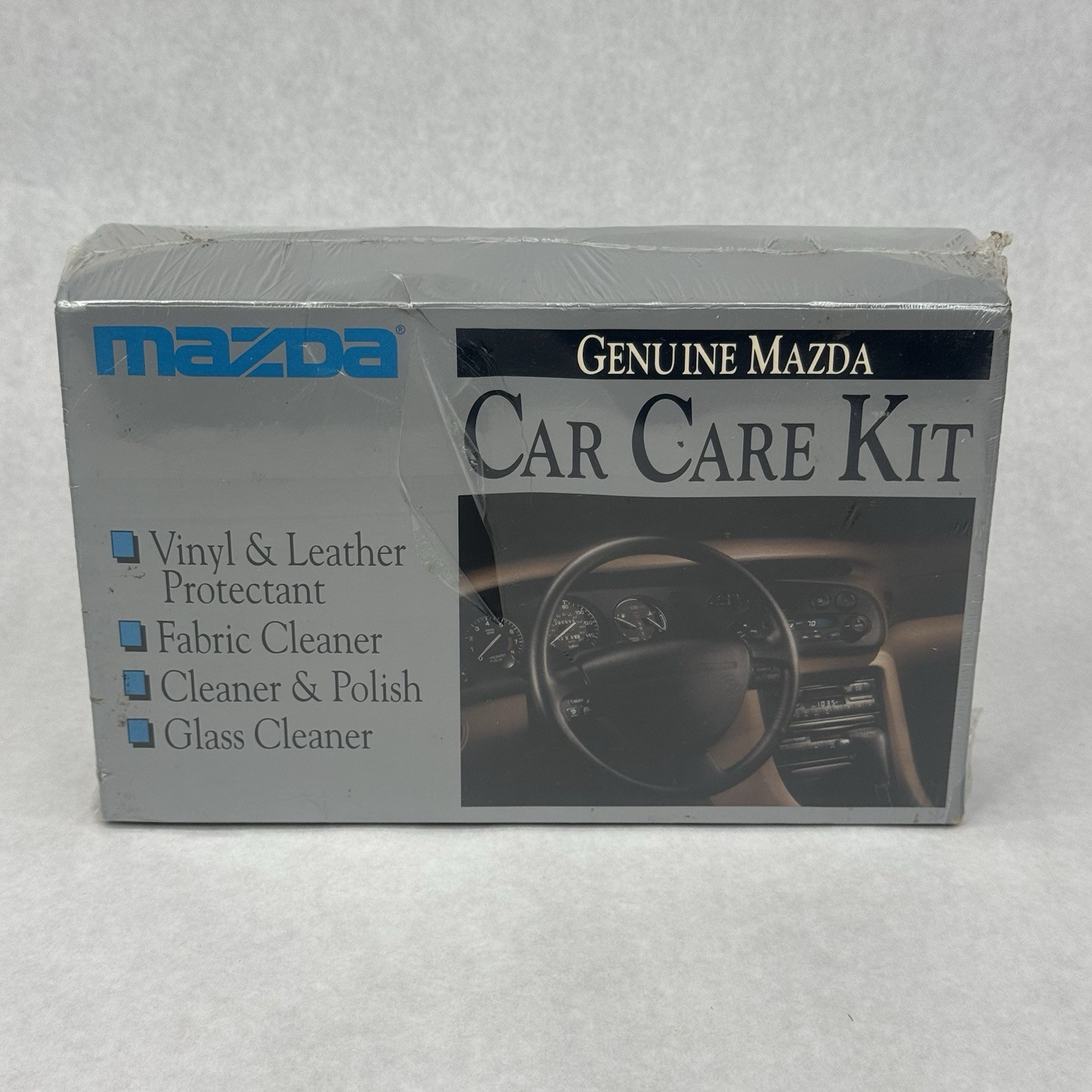 Genuine Mazda Car Care Kit Vintage Vinyl & Leather, Fabric, And Glass Cleaners
