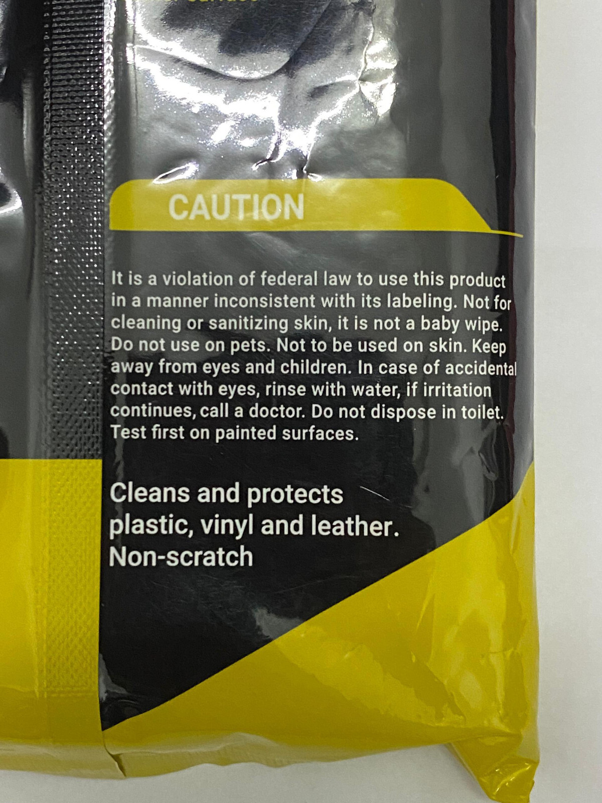 PROTECTANT WIPES CAR CARE PLASTIC,VINYL GUARDS AGAINTS UV Light & Shines