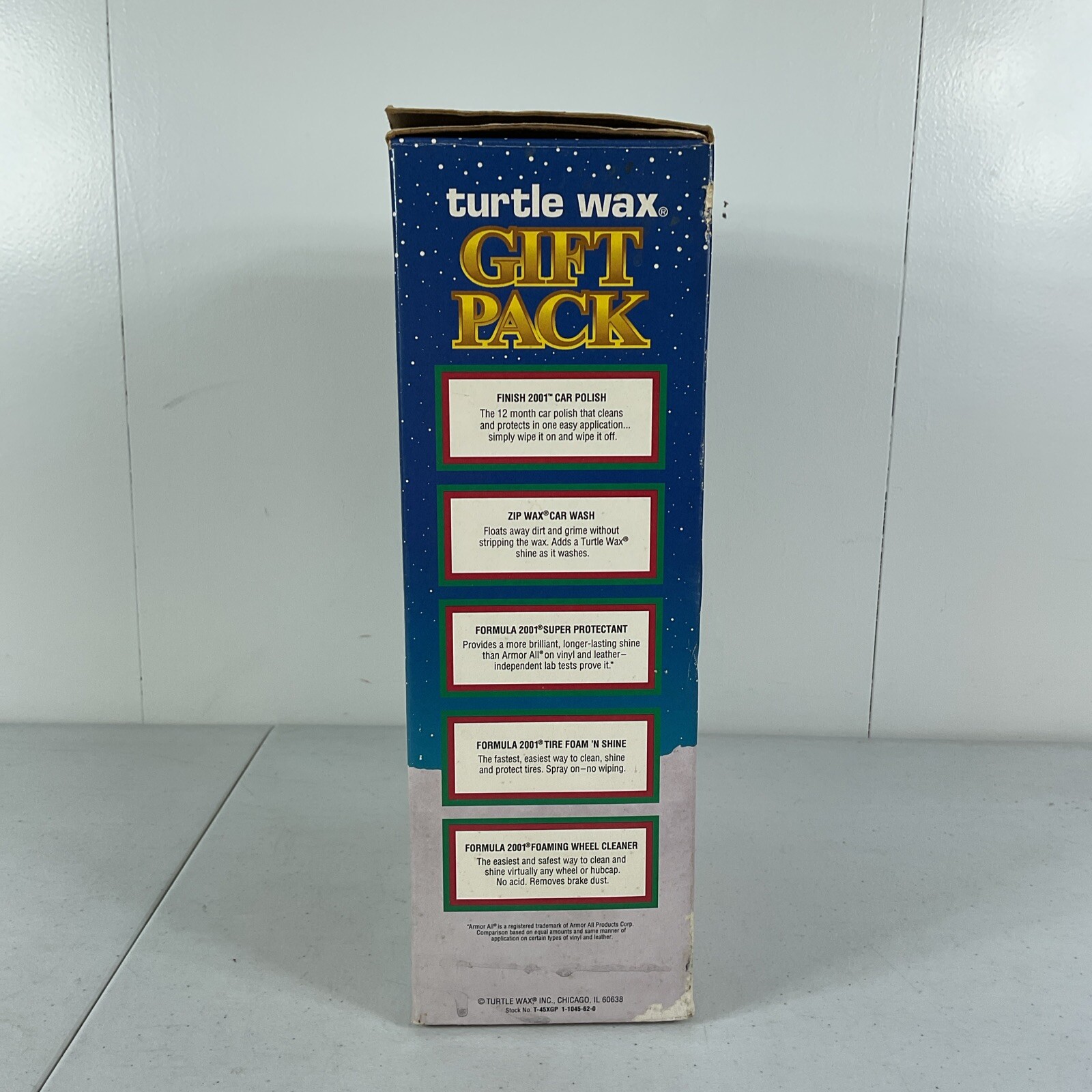 Vintage 2001 New Open Box All Products Included Finish Rare Turtle Wax Gift Pack