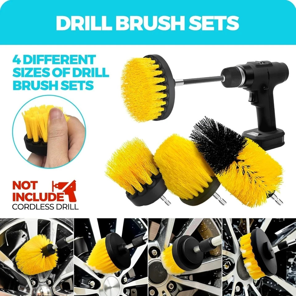 Car Detailing Kit Car Cleaning Tools Set Exterior Interior Wheels 30pcs