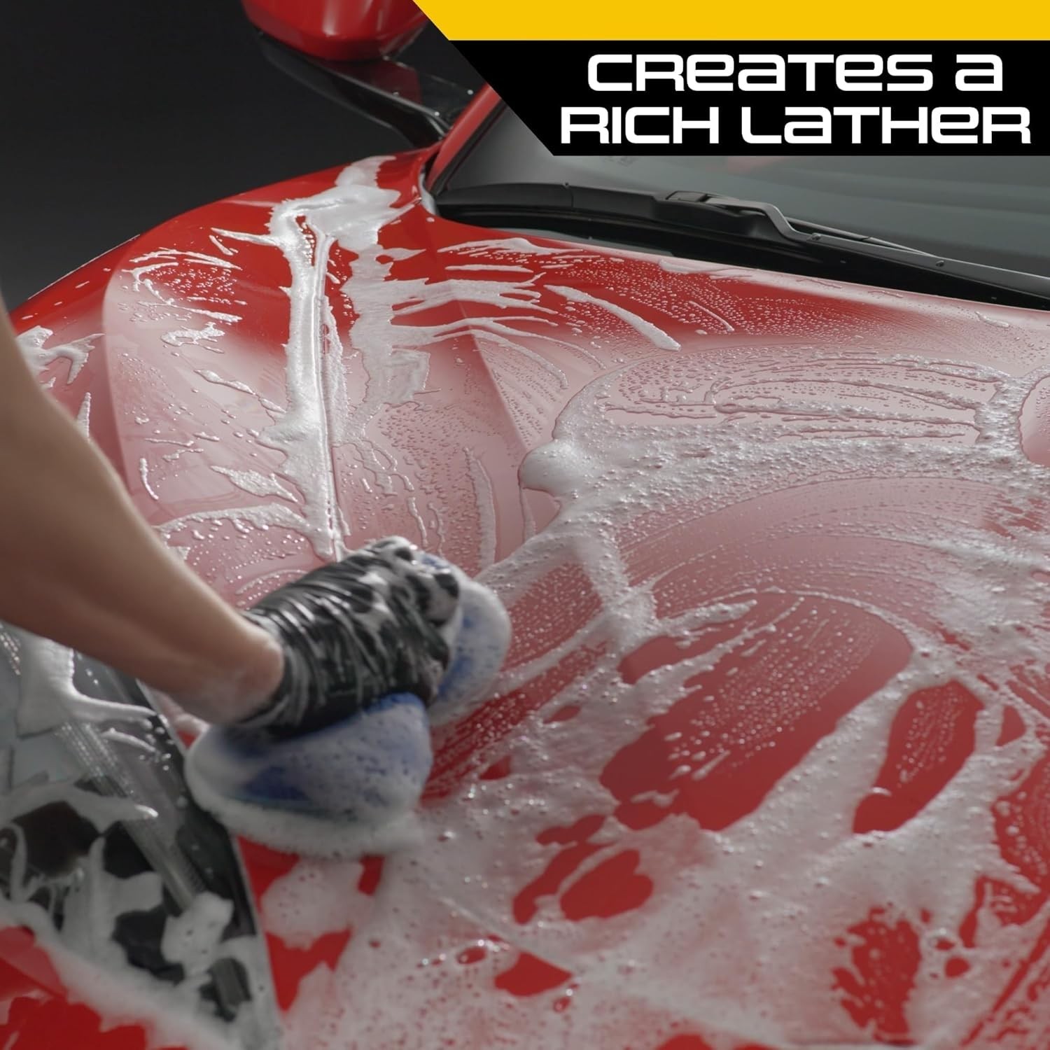 Car Wash and Carnauba Wax, 2-in-1 Car Cleaning Soap for Auto Detailing, Remov…