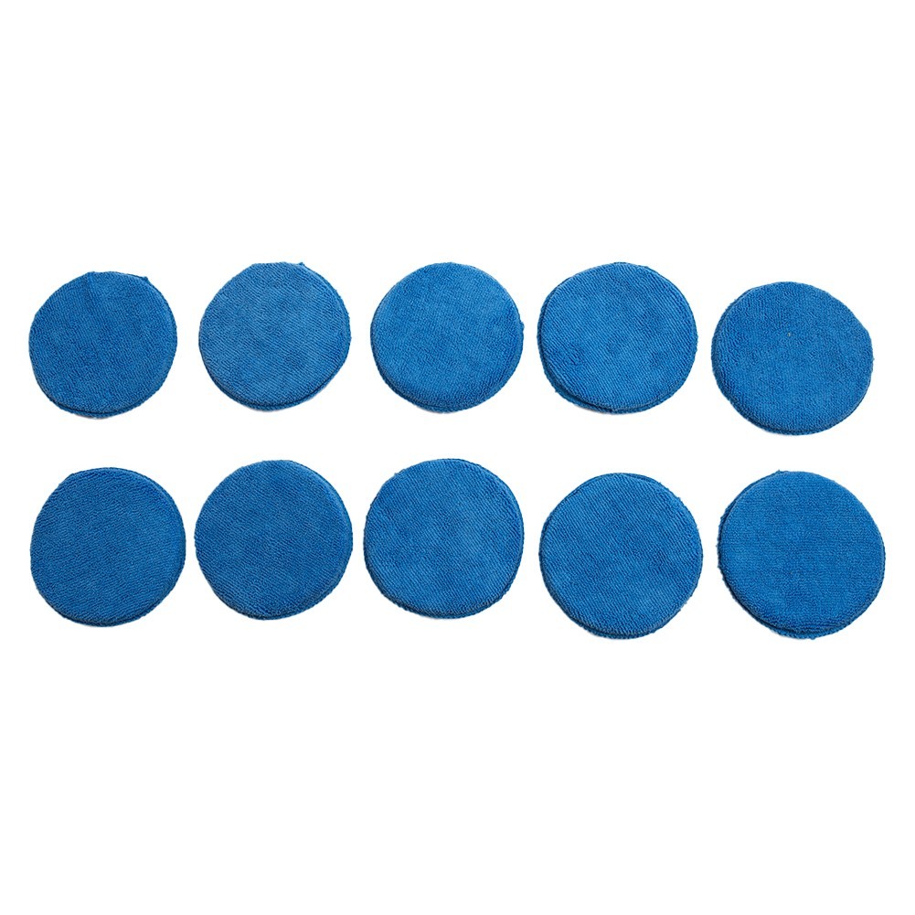 10Pcs Auto Car Waxing Polish Foam Sponge Wax Applicator Cleaning Washing Pads AU
