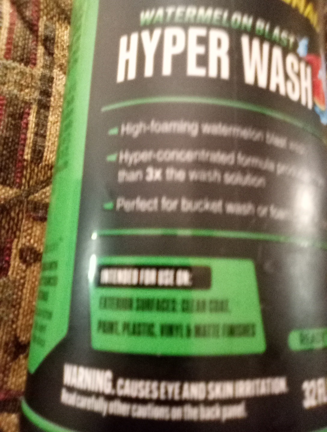 ❗LST ONE❗Meguiars Professional Watermelon Blast Hyper Wash 32 FL Oz