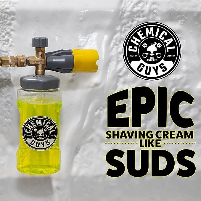 Chemical Guys EQP324 – Big Mouth Max Release Foam Cannon For Pressure Washers