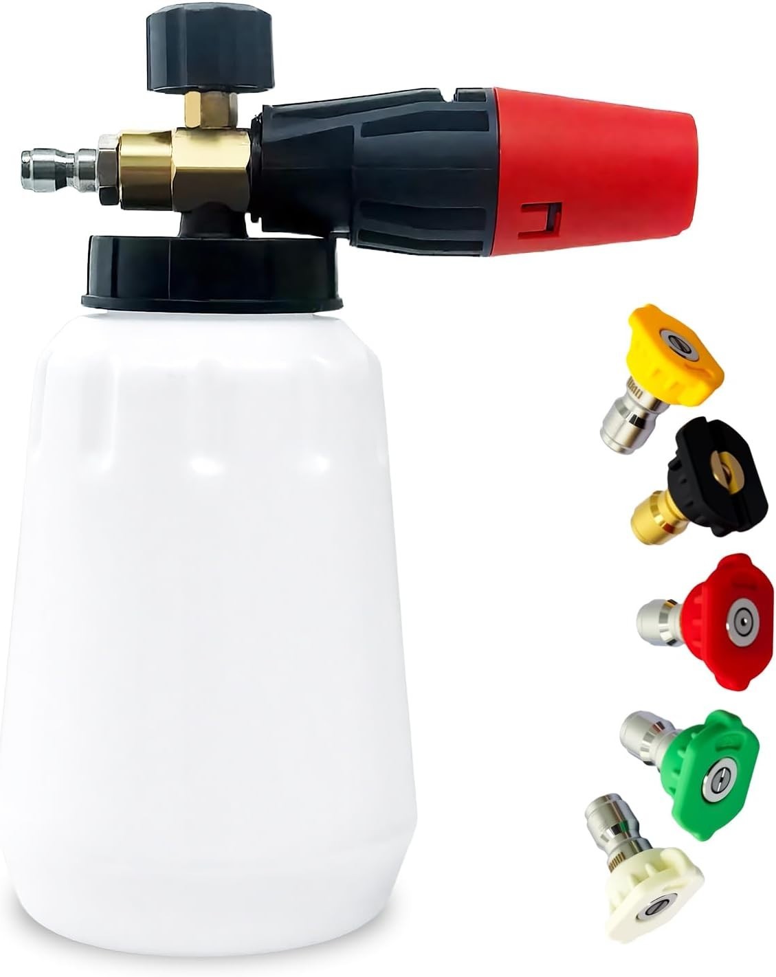 Adjustable Foam Cannon for Pressure Washer 1/4″ Quick Connect 1L/34oz