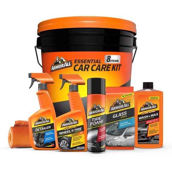 Armor All Car Cleaning Kit for Car Detailing, 8-Piece Set​ Free Shipping