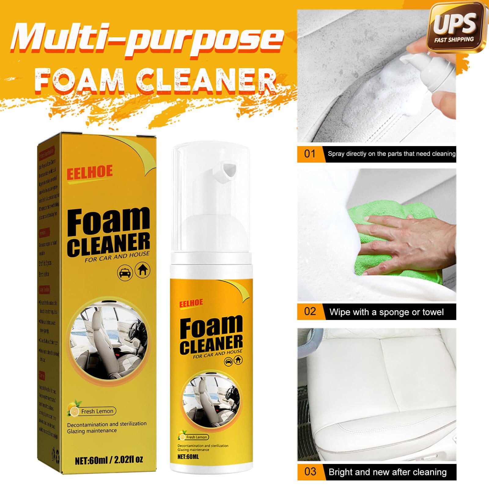 ​​Advanced Compound Enzyme Foam Cleaner Effortlessly Emulsifies Grease And Dirt