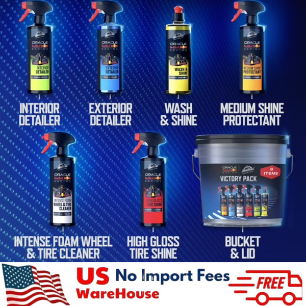 Armor All Podium Series Victory Pack Car Detailing Kit 8-Piece Bucket Spray