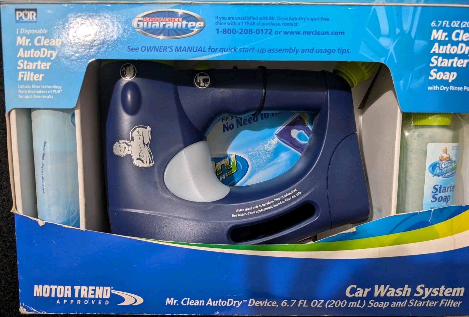 Mr Clean Autodry Car Wash System Starter Kit Car Wash Kit Helps Protect NEW