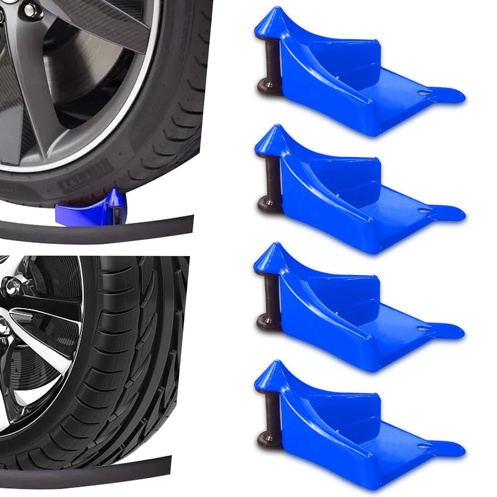 4X/SET Motorcycle Truck Tires Washing Hose Guide Pressure Washer Hose Roller Kit