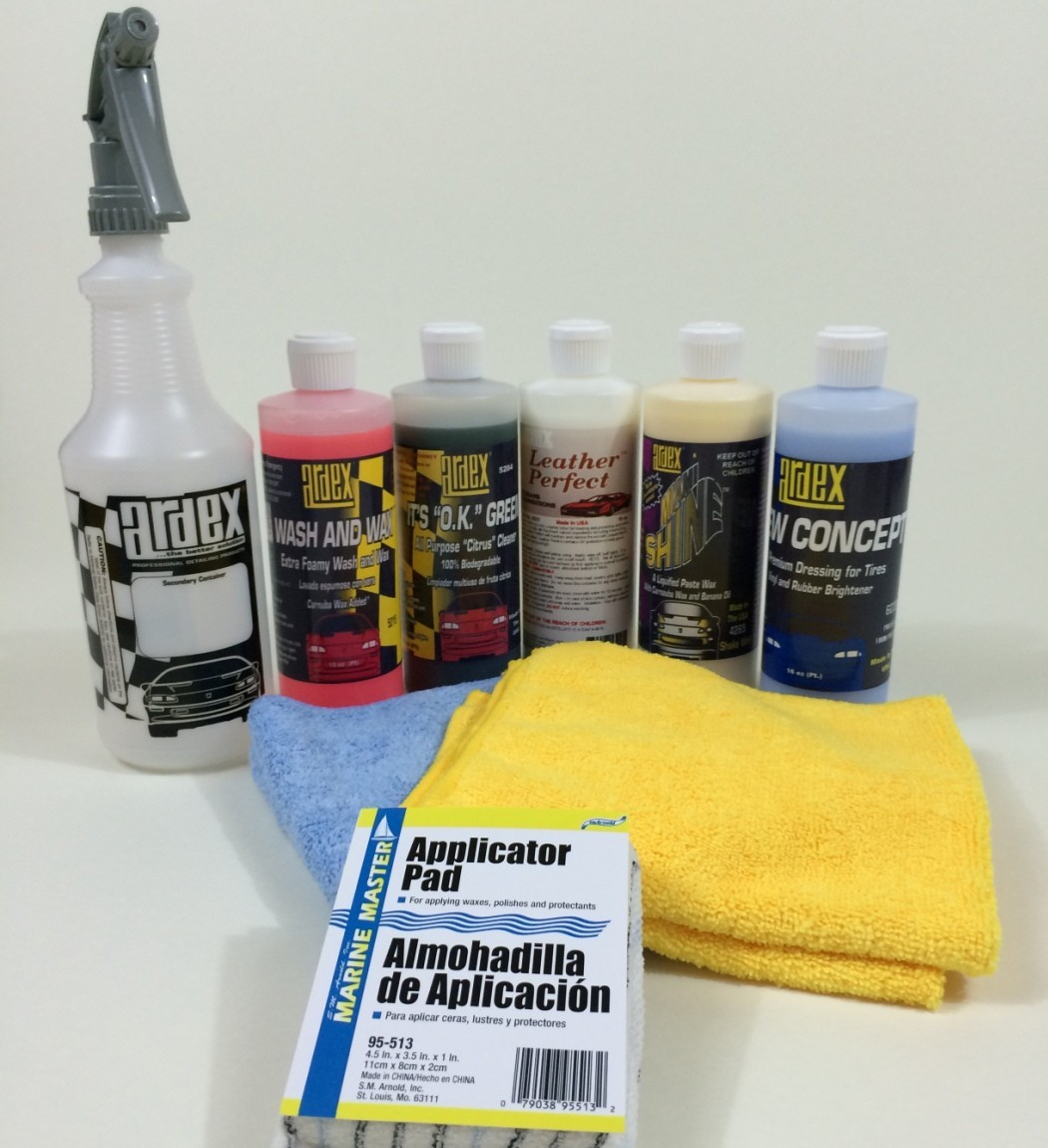 Car-Wax-Clean-Protect-Condition – Ardex Detailing Kit 16 oz DIY Like A Pro