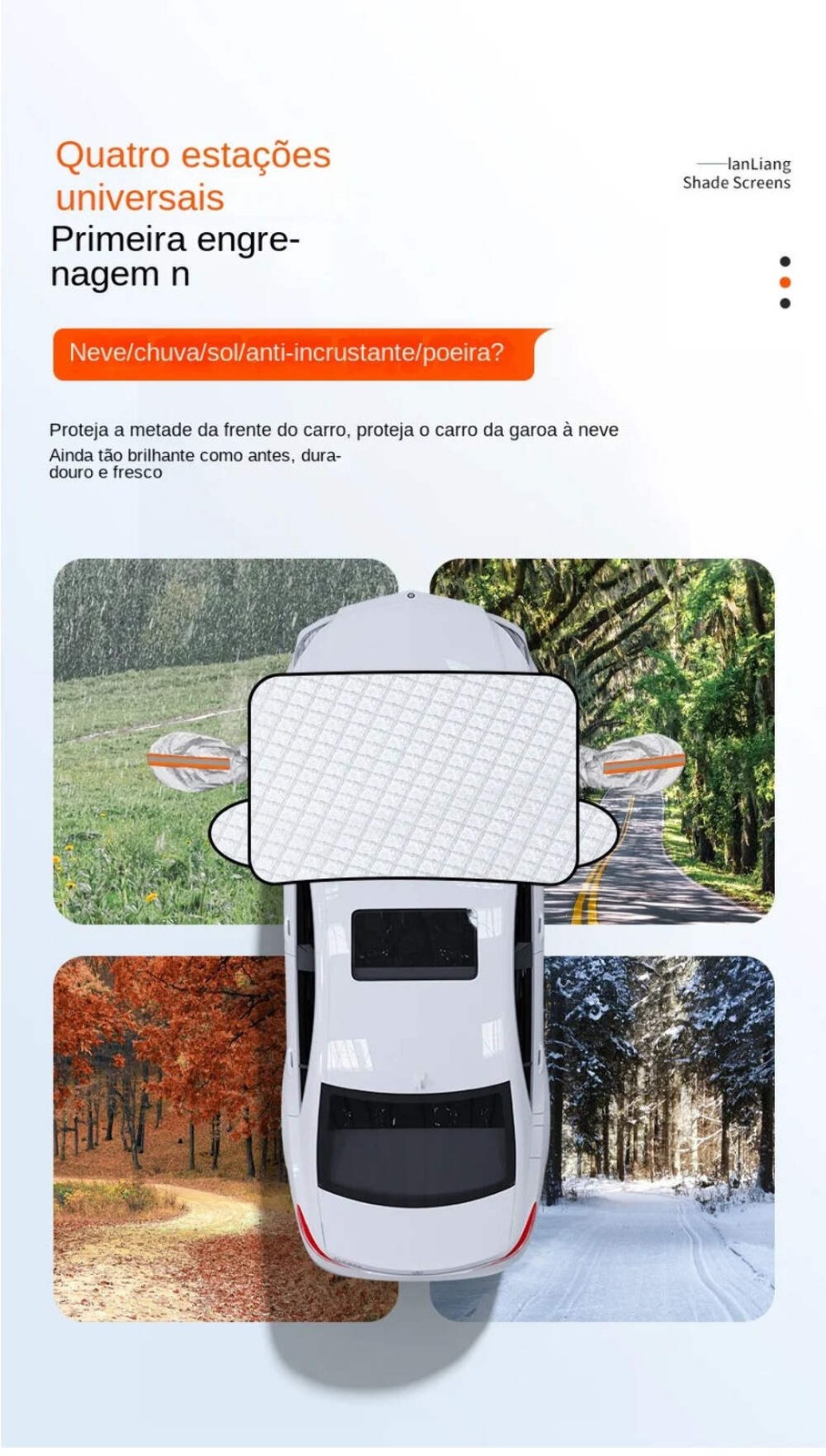 Sunshade Cover Car Windshield Snow Sun Shade Waterproof Protector Automobile