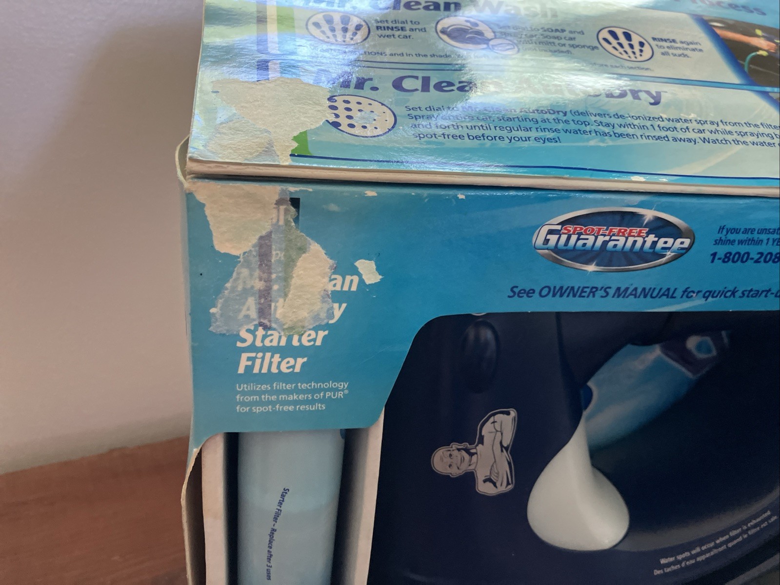 Mr Clean Auto Dry Car Wash System Carwash Kit with Soap & Starter Filter