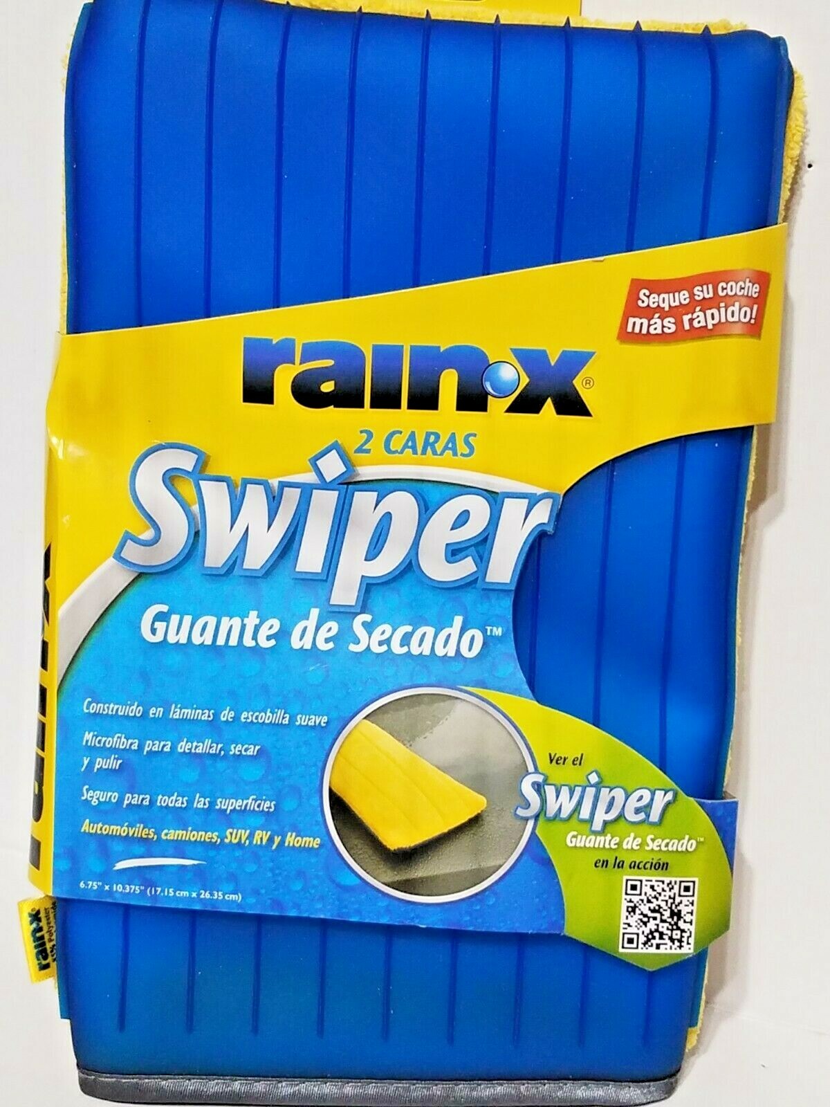 Rainx 45137XMX Car Detailing Mitt Glove Microfiber Swiper Mitt – NEW