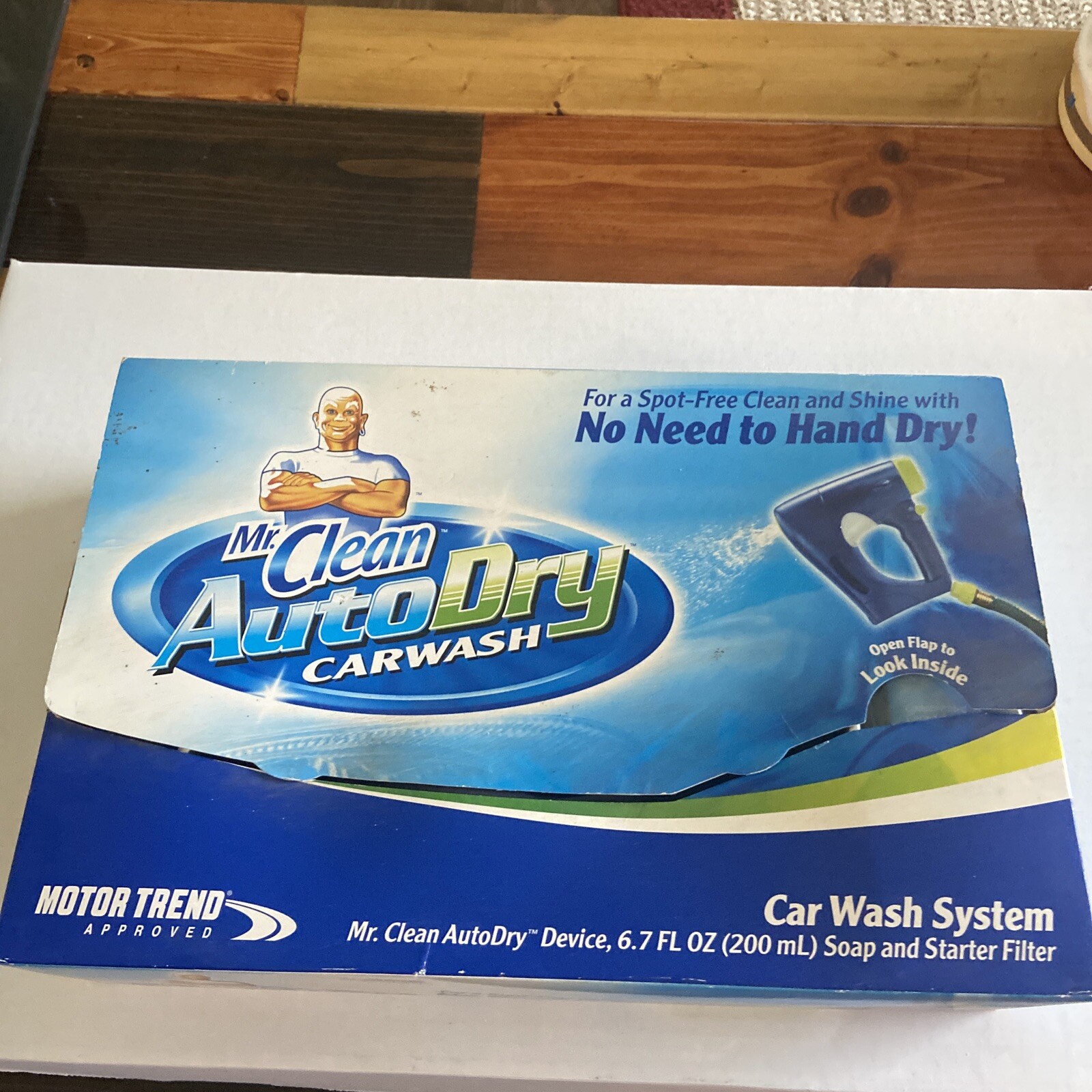 Mr. Clean Auto Dry Car Wash System Spot Free Device Soap and Starter Filter NEW