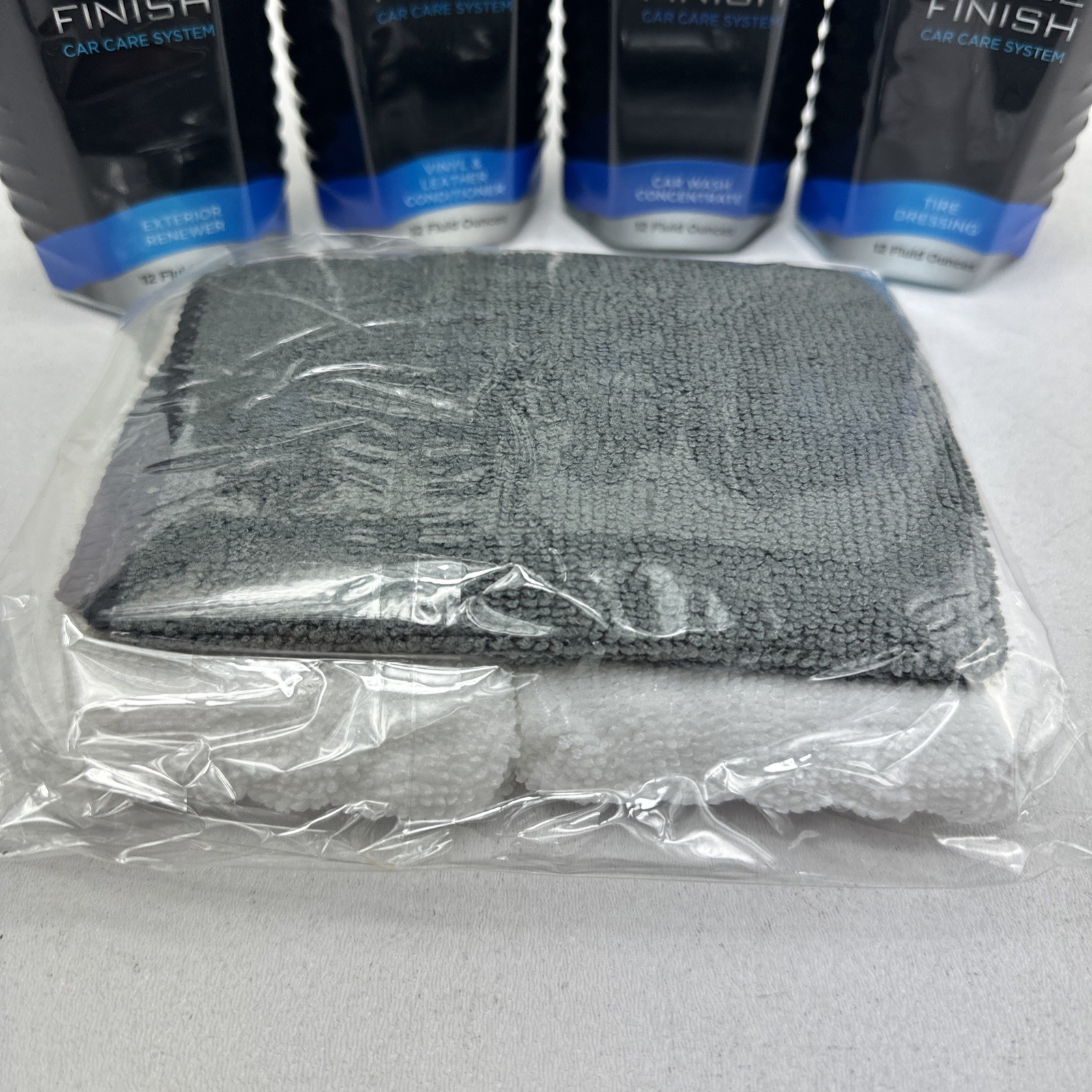 First Place Finish Car Care Products System 12 OZ. Kit 4 Bottle Set ~ 12 oz ea.