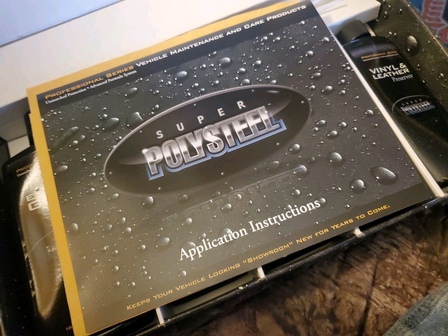 Super PolySteel Professional Series Vehicle Maintenance And Care Products