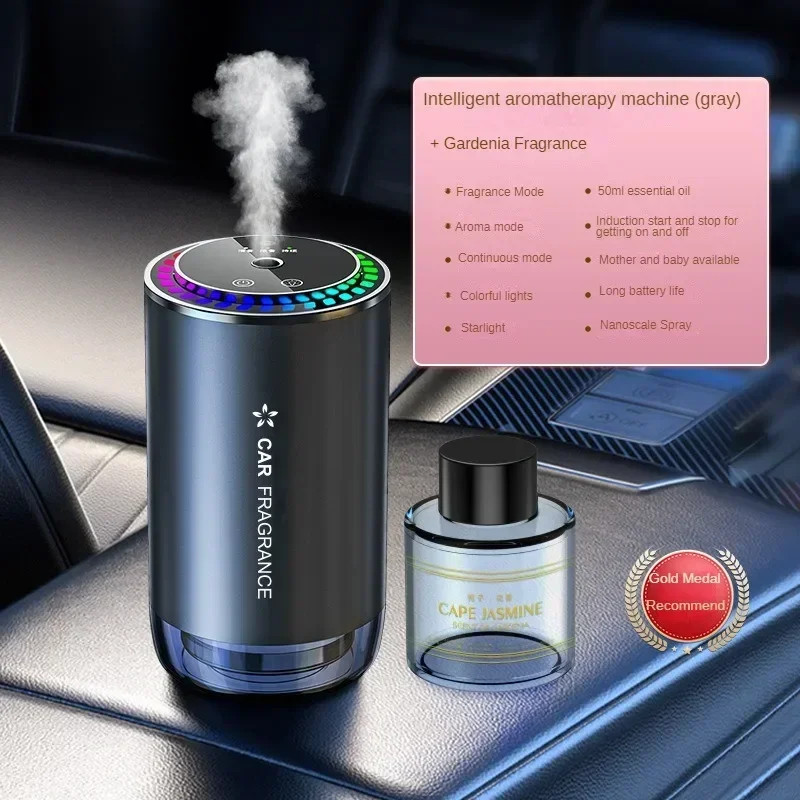 Car Aromatherapy Perfume Automatic Spray Odor Remover Star Light Diffuser 50ml