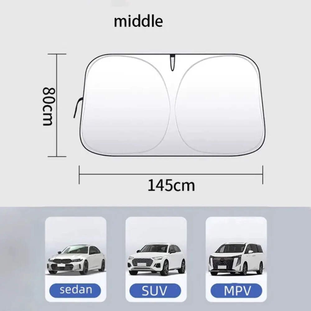 Auto Folding Sun Shade Windshield Visor Cover Car Front Window Sunshade UV