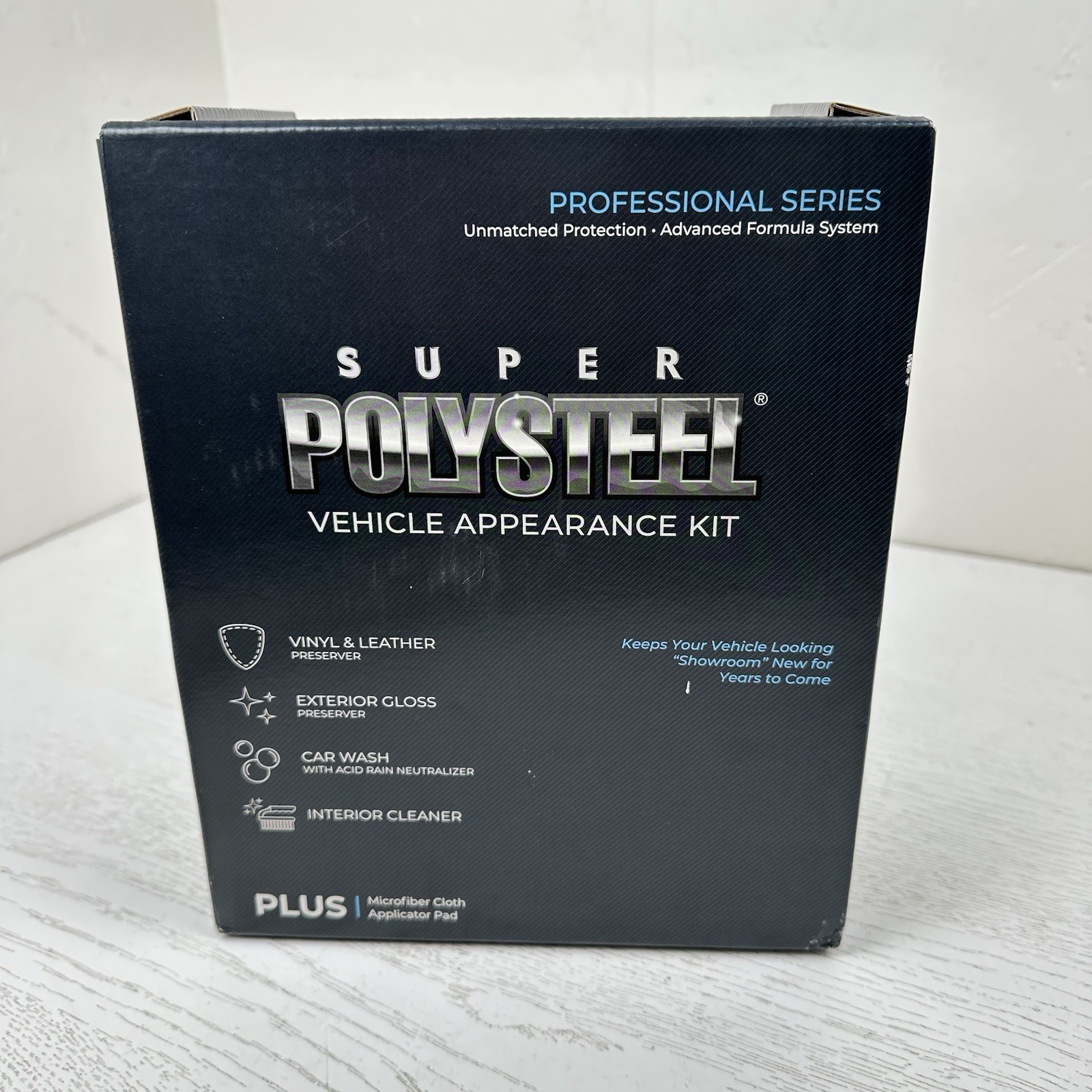 Super Polysteel Vehicle Appearance Kit – Car Wash, Vinyl/Leather Cond, Ext Gloss