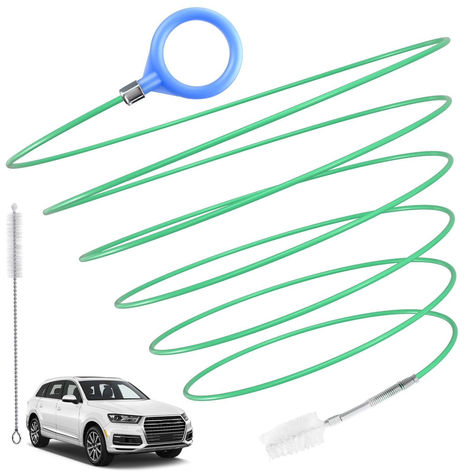 Auto Sunroof Drain Cleaning Tool, 120 Inch Flexible Tube 120