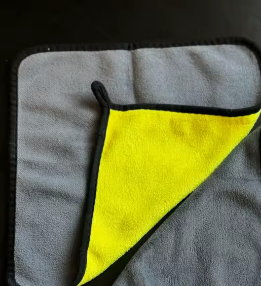 Microfiber Dual Sided Car Drying Towel Auto Detailing Cleaning Cloth Reusable