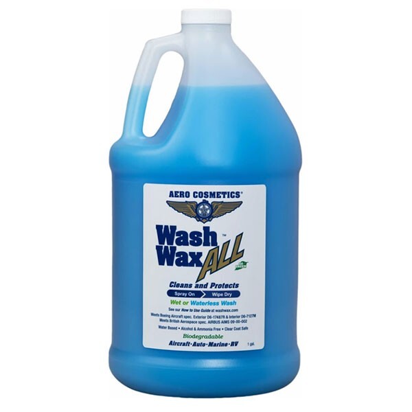 Aero Cosmetics Wash Wax All Waterless Wash & Wax in One – 1 Gallon