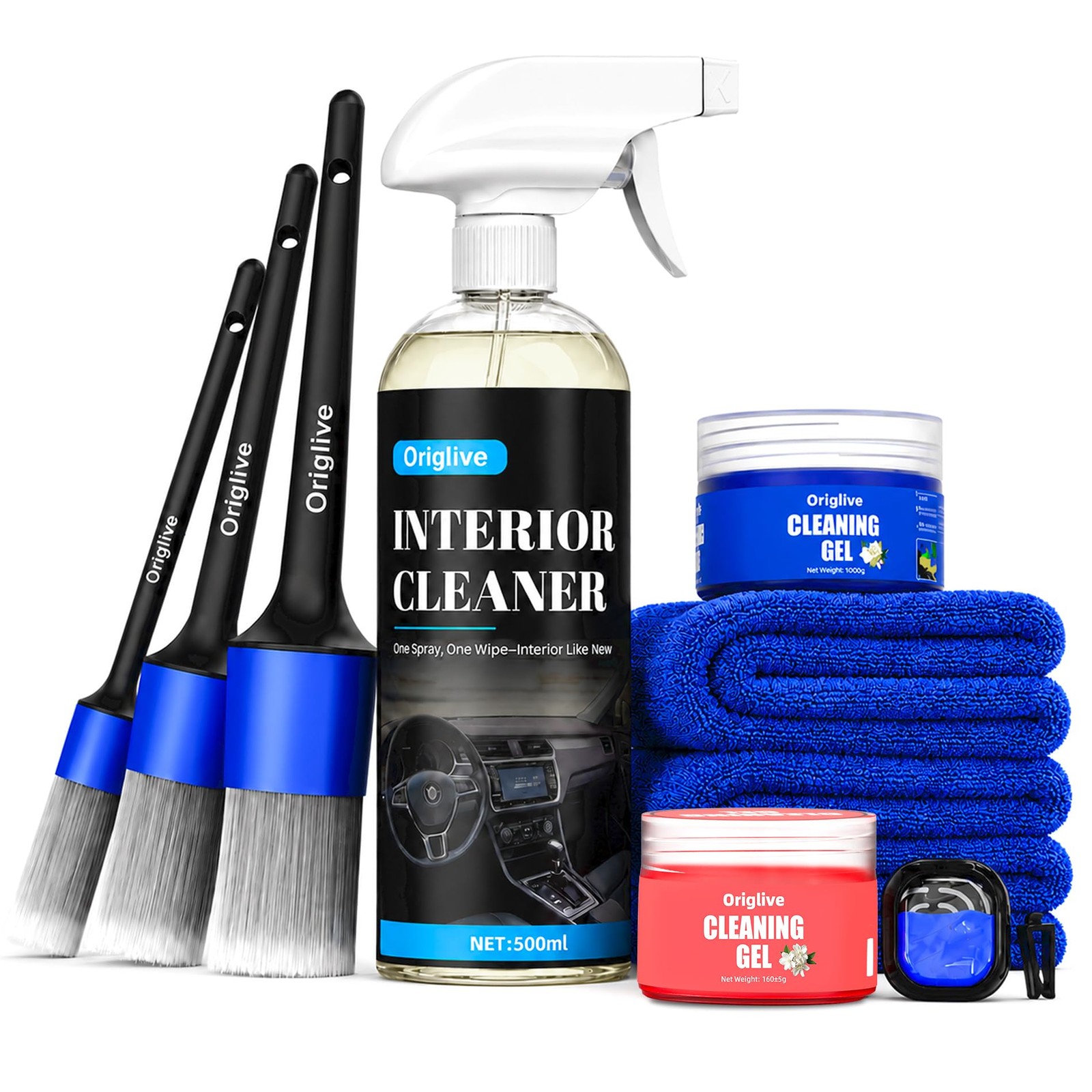 10-Piece Car Interior Cleaning Kit Makes Car Care Quick and Simple
