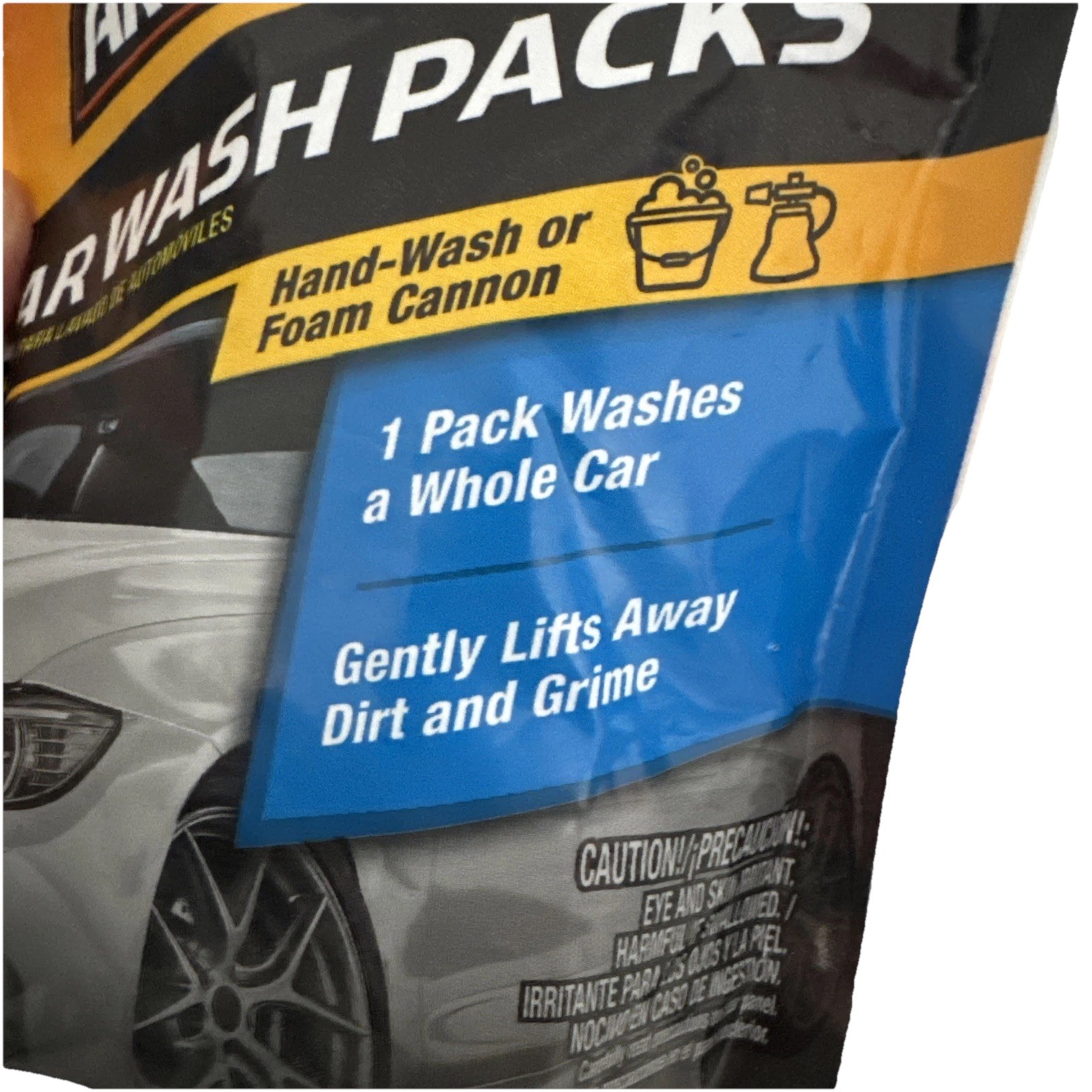 2 Pack Amoral Car Wash Packs For Hand Wash Or From Cannon. 36 Easy to use pods.