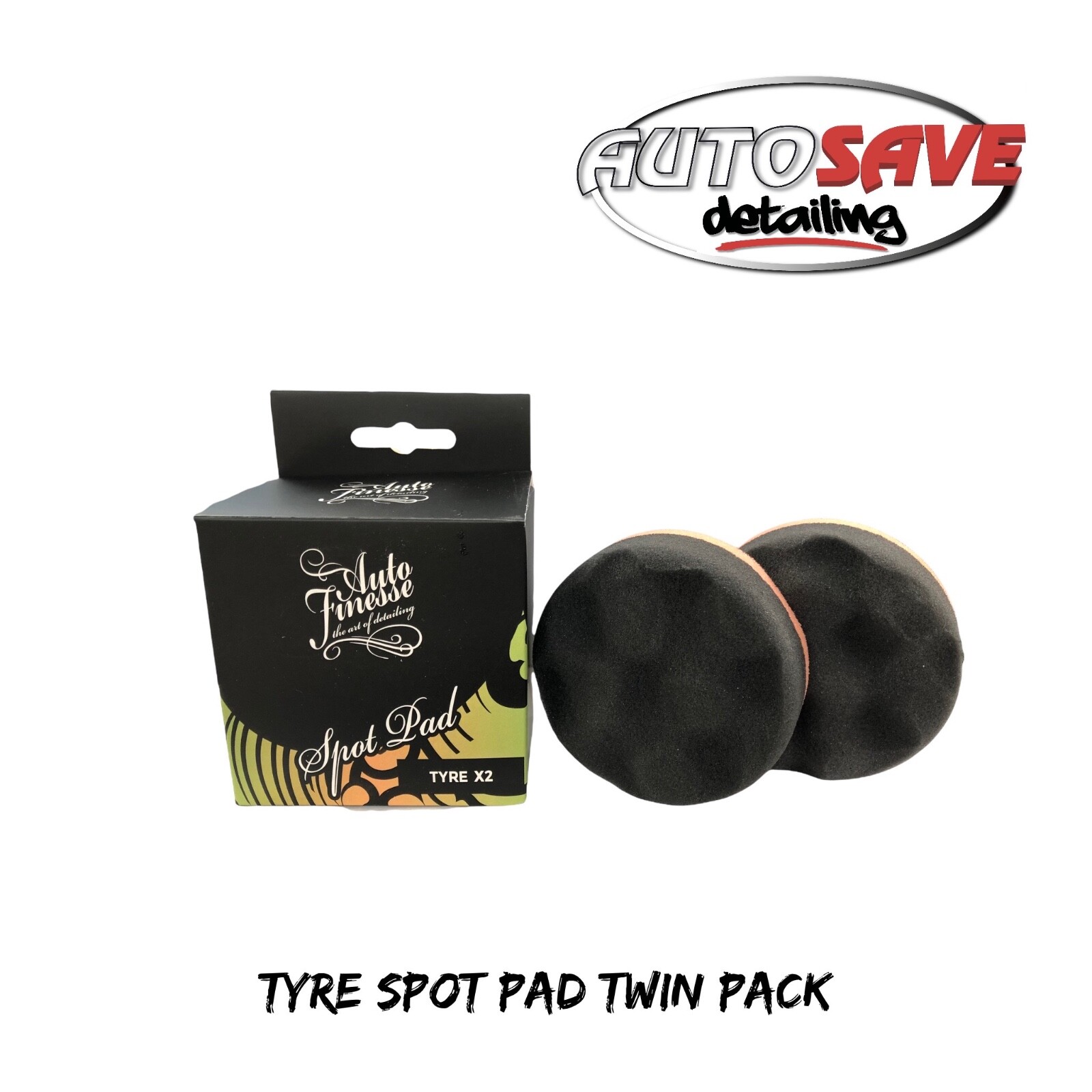Auto Finesse Tyre Spot Pad – Pack of 2