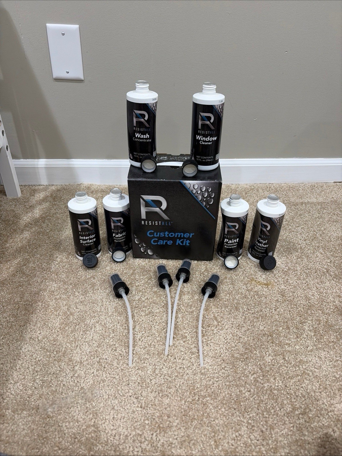 RESISTALL Customer Car Care Kit Protective Coatings Brand New Car Detail Kit