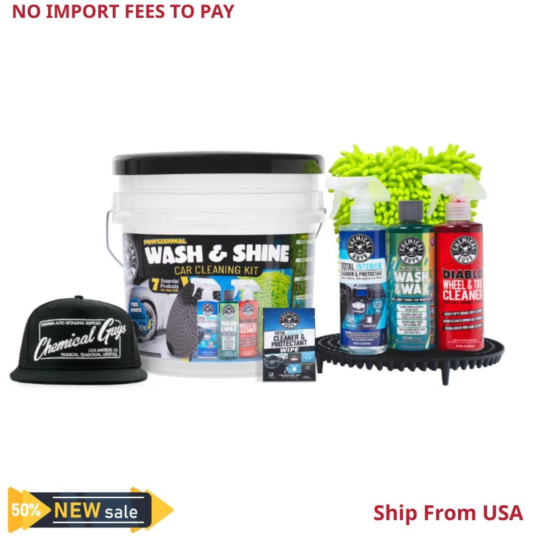 Chemical Guys Professional Wash & Shine Car Cleaning Kit New